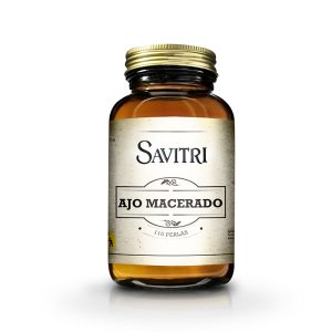 Complemento con aceite de ajo macerado, en perlas sin olor ni sabor fuerte. Ideal para una dieta equilibrada. Sin gluten ni soja. Práctico y fácil de tomar.